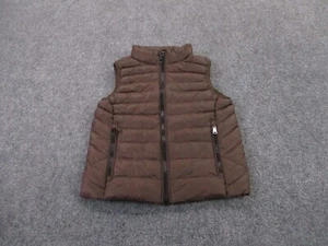 Polo Ralph Lauren Vest Jacket Boy 6 Brown Puffer Outdoors Hiking Camping Youth - Picture 1 of 9