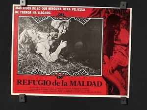 1979 ALDO RAY-MEENO PELUCE-Don't Go Near The Park-Orgnl Mexican Lobby Card 16x12