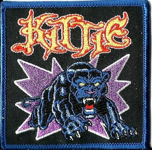 KITTIE blue tiger 2002 EMBROIDERED SEW/IRON ON PATCH VINTAGE official merch - Picture 1 of 3