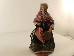 J. Chave Aubagne Santon De Arcilla Pintado Abuela 26 Cm - Picture 1 of 7