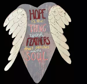 Little e Studio Art Hope Is The Thing With Feathers That Perches In The Soul - Picture 1 of 1