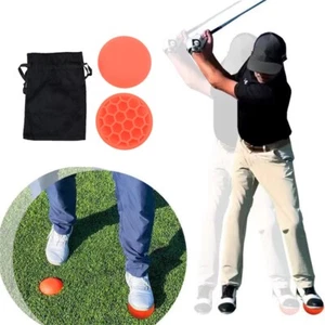 Golf Force Plate Pad Golf Trainer Rubber Anti-Slip w/Storage Bag Golf Accessory - Picture 1 of 15