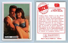 Dylan - Brenda  #67 Beverly Hills 90210 Panini 1991 Sticker