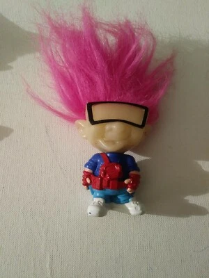 Juguete Burger King 1993 Troll Glow in the Dark Kid Vid Foto 1 de 4