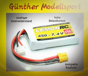 Pichler LiPo Akku LEMONRC 450 - 7.4V (35C) 15702 Günther Modellsport - Bild 1 von 2