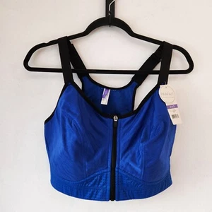 Neu mit Etikett Parfait Wave bügelloser Sport-BH mit Reißverschluss vorne P6052 Activewear Damen 36G - Bild 1 von 9