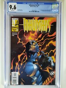 INHUMANS V#2 #5.   CGC 9.6  WHITE PAGES