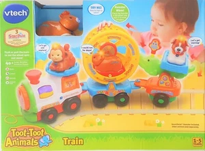 New VTech Toot-Toot Animals Interactive ANIMAL TRAIN Playset Fun Learning Toy - Imagen 1 de 12