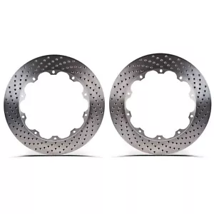 Stoptech 31.846.1205.99 31.846.1206.99 Drilled Aerorotor Rotor Rings Pair - Picture 1 of 3