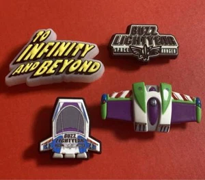 Toy Story x Crocs Genuine Jibbitz Buzz Lightyear 4-piece Sandals New - Picture 1 of 5
