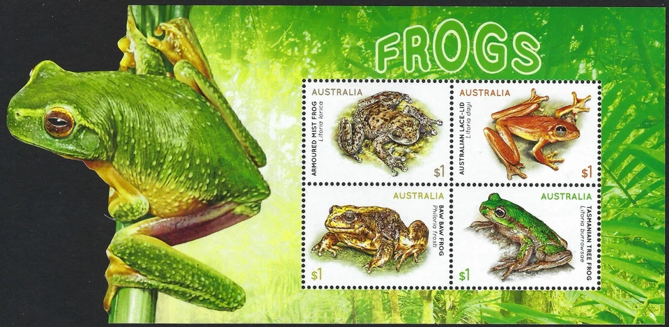 2018 Australia SG#4938 Frogs mini sheet mint MUH MNH - Image 1 of 1