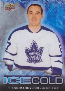 FRANK MAHOVLICH 2017-18 17-18 UPPER DECK OVERTIME ICE COLD #IC-7 TORONTO - Picture 1 of 1