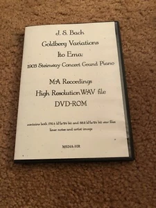 J.S. Bach Goldberg Variationen Ito Ema: 1903 Steinway Konzert Flügel DVD-ROM - Bild 1 von 3