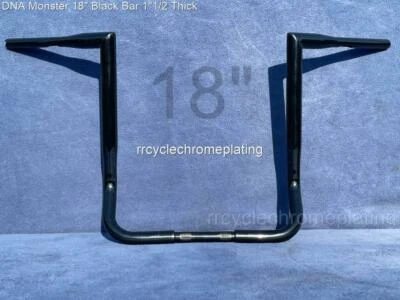 DNA MONSTER 18 «черный обезьяна вешалка бары 1-1/2» HARLEY TOURING ELECTRA GLIDE FLHT - Изображение 1 из 4