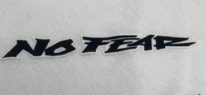 Vintage NO FEAR Large 7"x3/4" Patch-Skateboarding Surfing Motorcycle Iron on/sew - Picture 1 of 2