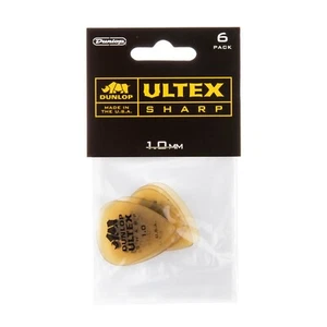 Dunlop 433P10 Ultex Sharp 1,00 mm - 6 x Gitarren-Plektren/Gitarrenplektren Player Pack - Bild 1 von 4