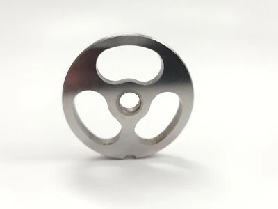 LEM # 5 Stainless Steel Grinder Stuffing Plate - 10MM (3/8") - Image 1 of 3