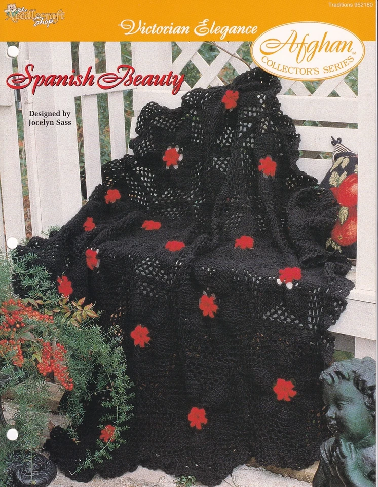Afghan Crochet Pattern SPANISH BEAUTY Needlecraft Shop - Image 1 of 1