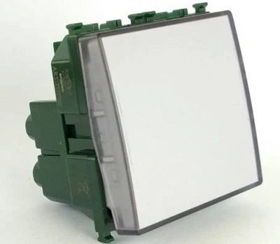 BIESSE PULSANTE PORTANOME MATIX BTICINO COMPATIBILE