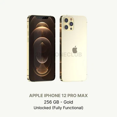 Apple iPhone 12 Pro Max – 256GB – Unlocked – Good Condition – No Face ID - Image 1 of 4