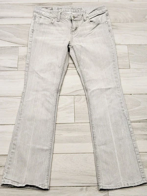 Мужские джинсы Request размер 32 серые джинсовые прямой крой эластичные повседневные брюки - Изображение 1 из 4