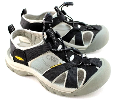 Женские водонепроницаемые сандалии KEEN Venice H2 размер 6 черные/серые рекомендуемая розничная цена производителя 120 долл. США ЧИСТЫЕ - Изображение 1 из 4