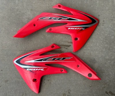 12-17 Honda CRF150R CRF150RB OEM tanque de combustible de gasolina cubiertas de radiador carenado de plástico Foto 1 de 4
