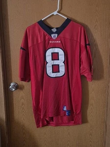 HOUSTON TEXANS #8 Carr REEBOK Jersey Adult SIZE 48 - Picture 1 of 5