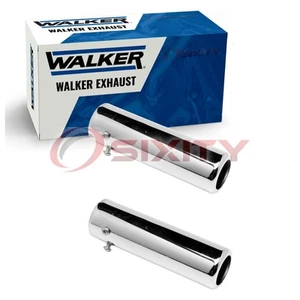 2 pc Walker Exhaust Pipe Spouts for 1986-1991 Subaru XT 1.8L 2.7L H4 H6 Tail oc - Picture 1 of 5