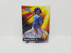 2025 Bowman Chrome #MR-11 Bobby Witt Jr., Royals - Meteoric Rise Mojo Parallel - Bild 1 von 2