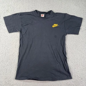 Vintage Andre Agassi Shirt Mens Medium Black Tennis Nike 90s Graphic Tee USA - Picture 1 of 15
