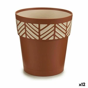 Vaso Autoirrigante Stefanplast Orfeo Terracotta Plastica 19 x 19 x 19 cm [12 - Imagen 1 de 3