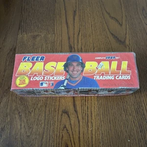 1989 Fleer Baseball Factory Sealed Komplettsatz 660 Karten + 45 Sticker NEU - Bild 1 von 3