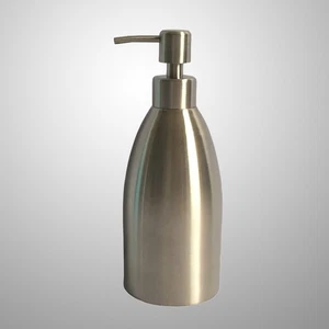 Bottiglia manuale in acciaio inox flaconi shampoo ricaricabili - Foto 1 di 11
