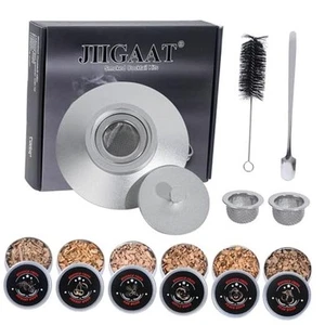 Cocktail Smoker Kit - 6 Flavors Wood Chips & Aluminum Infuser, Silver - Picture 1 of 7
