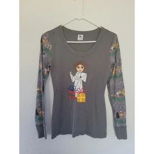 Hanna Andersson Star Wars Princess Leia Pajama Tops XS Christmas #14 - Picture 1 of 5
