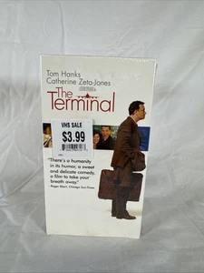 The Terminal - VHS Movie NOS Sealed (2004)- Starring Tom Hanks & Stanley Tucci - Picture 1 of 6