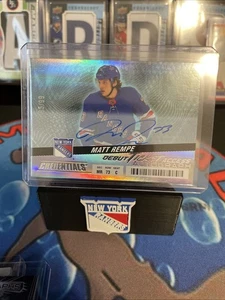 2024-25 Credentials Hockey Matt Rempe Debut Ticket Access Auto 85/99 - Bild 1 von 3