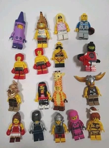 17 Lego Movie CMF Minifigure Lot Aztec, Giraffe Welder,Gladiator,Roman,Viking - Picture 1 of 16