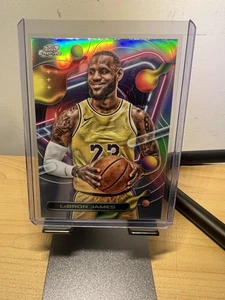 2023-24 Topps Cromo Plata Cósmica #59 LeBron James LA Lakers - Imagen 1 de 2