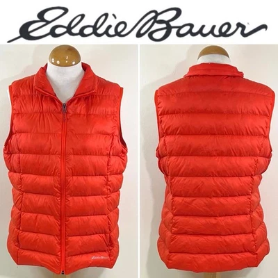 Chaleco acolchado Eddie Bauer EB650 para mujer talla XL cremallera completa rojo exterior Foto 1 de 4