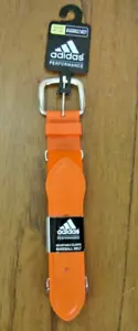 Adidas elastischer Performance verstellbarer Baseballgürtel JUGEND Größe 18" - 32" ORANGE - Bild 1 von 1