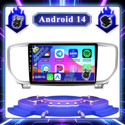 Per Kia Sportage KX5 2016-2019 Car Play Autoradio Navi DSP AUX Android 14 4+64GB - Immagine 1 di 4