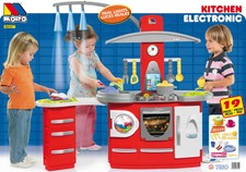 Molto Spielküche Kinderküche Kitchen mit 19-tlg. Zubehör und Licht