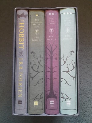 Lord of the Rings and The Hobbit (2013 4 vol Limited Clothbound Edition) Tolkien - Image 1 of 4
