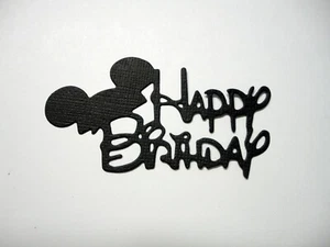 Mickey Mouse Happy Birthday die cut - Pkt 8 - Picture 1 of 1