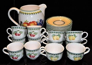 VILLEROY & BOCH French Garden Fleurence #1748, Cups, Saucers & Pitcher - Picture 1 of 42