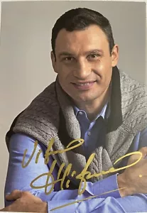 Vitali Klitschko signiert Box Champ AK Karte Unterschrift Autogramm Orig. signed - Bild 1 von 2