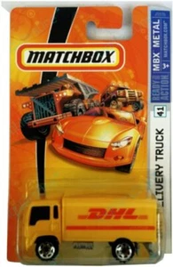 2006 MATCHBOX MBX DIE-CAST METAL DHL YELLOW DELIVERY BOX TRUCK #41 J5576 NOC - Picture 1 of 2
