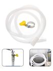 White Flexible Water Inlet Hose Pipe Drain Hose For Air Conditioner 3 Meter Long